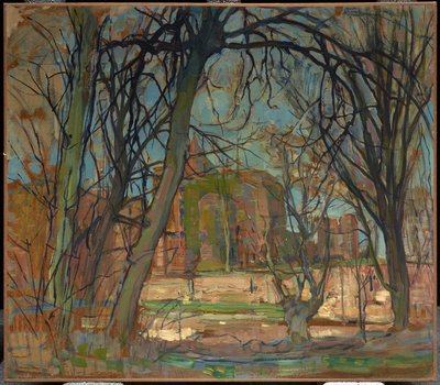 Sol de primavera (Spring Sun): Ruina del castillo: Brederode de Piet Mondrian
