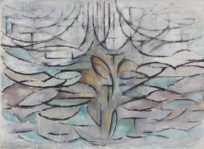 El manzano floreciente, 1912 de Piet Mondrian