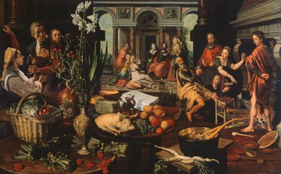 Cristo en casa de Marta y María, de Pieter Aertsen (1507 o 1508 -1575) de Pieter Aertsen