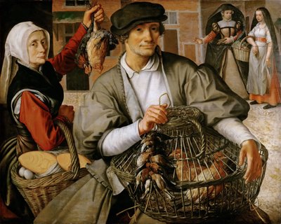 Escena de mercado de Pieter Aertsen