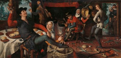 El baile del huevo de Pieter Aertsen