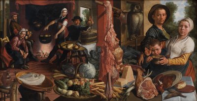La cocina gorda. Una alegoría de Pieter Aertsen