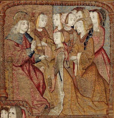 Triunfos de la Madre de Dios o Panos de Oro, c.1500-02 (tapiz) de Pieter (attr. to) Coecke van Aelst