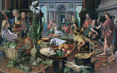Cristo en la casa de Marta y María de Pieter Aertsen