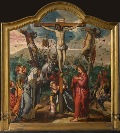 Tríptico de Jan van der Biest, panel central de Pieter Aertsen