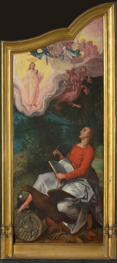 Tríptico de Jan van der Biest panel derecho de Pieter Aertsen