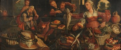 Escenario de la cocina de Pieter Aertsen