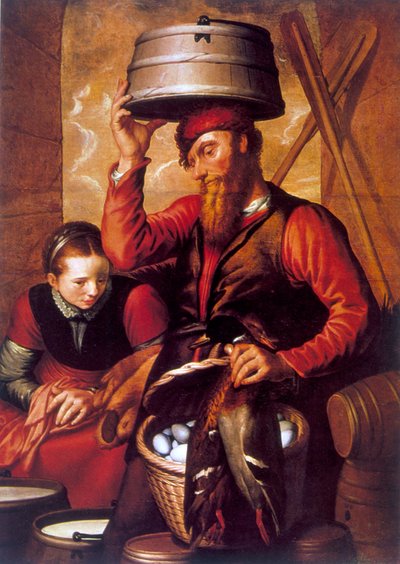 El comerciante de caza, siglo XVI de Pieter Aertsen