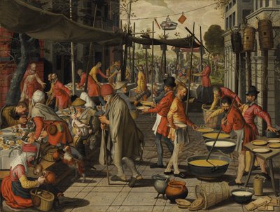 La parábola del banquete de bodas de Pieter Aertsen