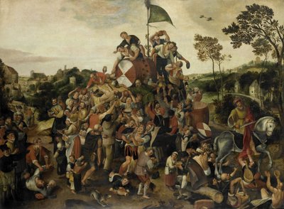 La kermés del día de San Martín, c.1540-98 de Pieter Balten