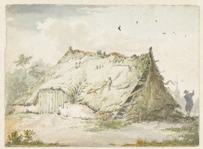Casa de campo en ruinas de Pieter Bartholomeusz. Barbiers