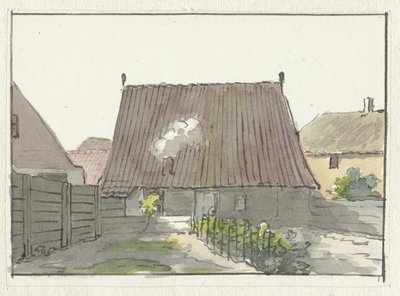 Casa con patio trasero de Pieter Bartholomeusz. Barbiers
