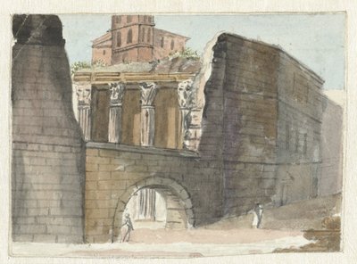 Ruinas romanas de Pieter Bartholomeusz. Barbiers