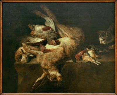 Naturaleza muerta con liebre muerta de Pieter or Peter Boel
