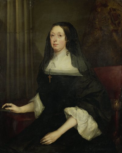 Retrato de mujer de Pieter Borselaer