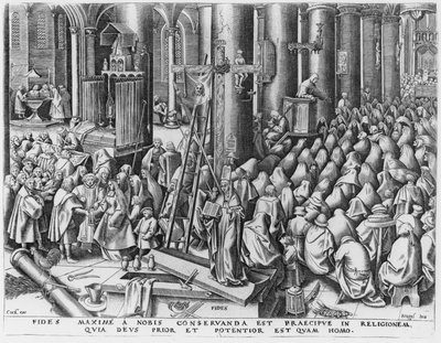 Fe, grabado por Hieronymus Cock de Pieter Bruegel the Elder