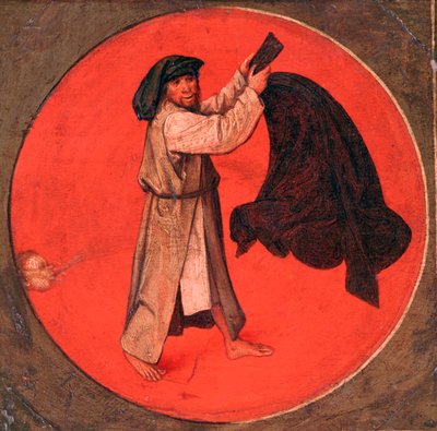 Sacude su abrigo según el viento, c1558-1560 de Pieter Bruegel the Elder