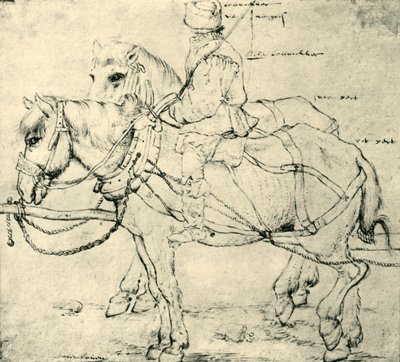 Jinete y dos caballos, 1559-1563, 1943 de Pieter Bruegel the Elder