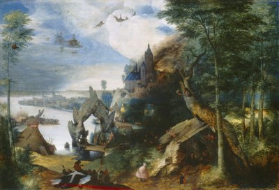 Tentación de San Antonio, c.1550-75 de Pieter Bruegel the Elder