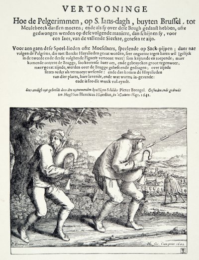 Los Gaiteros, c.1642 de Pieter Bruegel the Elder