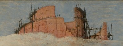 Detalle de la Gran Torre de Babel en Viena de Pieter Brueghel the Elder