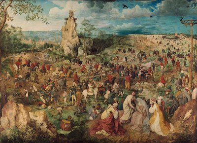 Alemán: Kreuztragung Christi La Procesión del Calvario de Pieter Brueghel the Elder