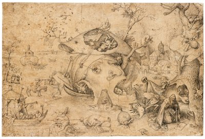 La tentación de San Antonio de Pieter Brueghel the Elder