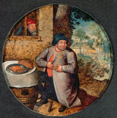 Proverbio flamenco: Gula de Pieter Brueghel the Younger