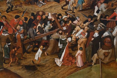 Alemán: Die Kreuztragung Camino del Calvario de Pieter Brueghel the Younger