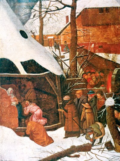 La Adoración de los Magos (detalle), c1584-1638 de Pieter Brueghel the Younger