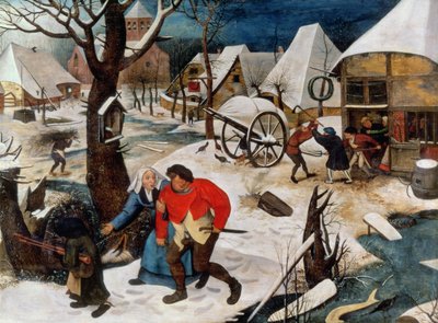 El borracho siendo llevado a casa de Pieter Brueghel the Younger