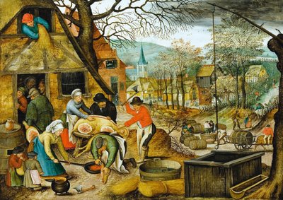 Las cuatro estaciones: Otoño, segunda mitad del siglo XVI de Pieter Brueghel the Younger