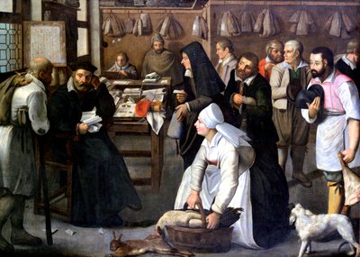 La venta de la naturaleza de Pieter Brueghel the Younger