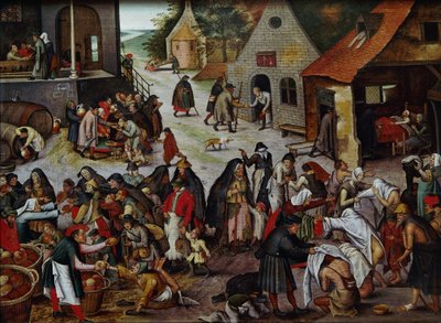 Las siete obras de misericordia de Pieter Brueghel the Younger