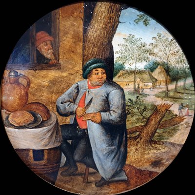 El comedor de pan de Pieter Brueghel the Younger