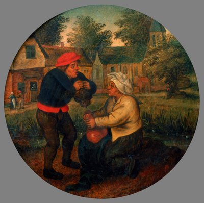 Proverbio flamenco no identificado, finales del siglo XVI principios del siglo XVII de Pieter Brueghel the Younger