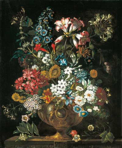 Octubre, de Los Doce Meses de Flores, un calendario floral de naturalezas muertas de Pieter Casteels