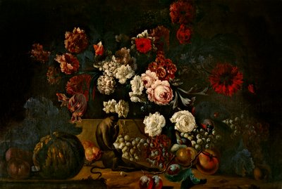 Naturaleza muerta (óleo sobre lienzo) de Pieter Casteels
