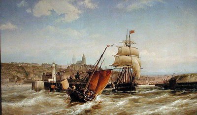Puerto de Boulogne de Pieter Christiaan Cornelis Dommelshuizen