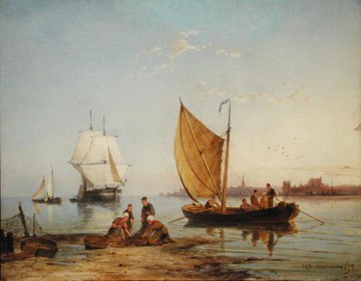 Fuera de Overschie, Holanda de Pieter Christiaan Cornelis Dommelshuizen