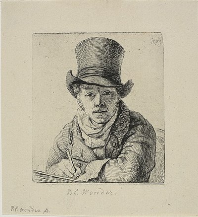 Autorretrato de Pieter Christoffel Wonder
