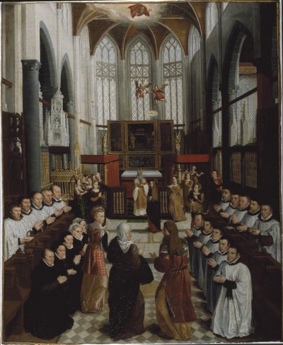 La Presentación de la Virgen en el Templo, c.1530-35 de Pieter Claeissens