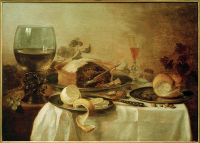 Naturaleza Muerta con Pastel de Pieter Claesz