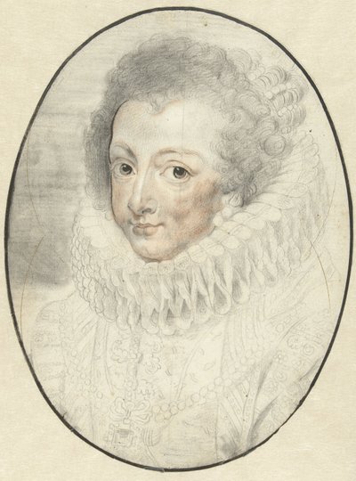 Retrato de Isabel, consorte de Felipe IV de España de Pieter Claesz. Soutman