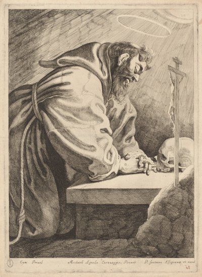 San Francisco de Pieter Claesz Soutman after Francesco Bassano II