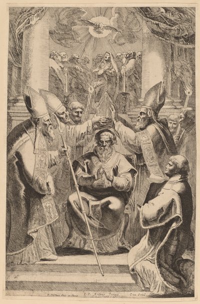 La consagración de un obispo de Pieter Claesz Soutman, after Sir Peter Paul Rubens
