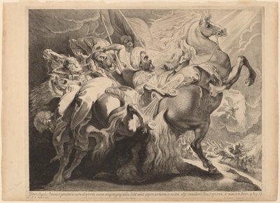 La derrota de Senaquerib de Pieter Claesz Soutman after Sir Peter Paul Rubens