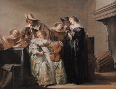 Una compañía musical de Pieter Codde
