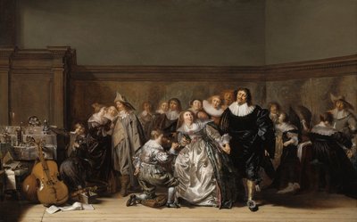 Una compañía elegante, 1632 de Pieter Codde