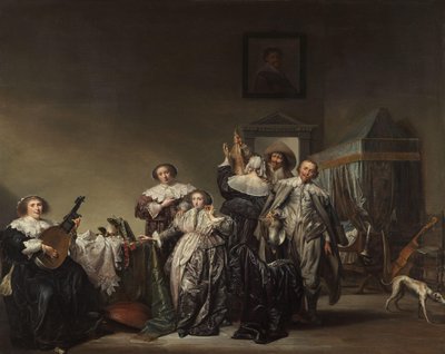 Compañía galante
Caballeros y Damas de Pieter Codde